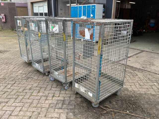 Transport karren winkelwagen (4x) - afbeelding 1 van  6