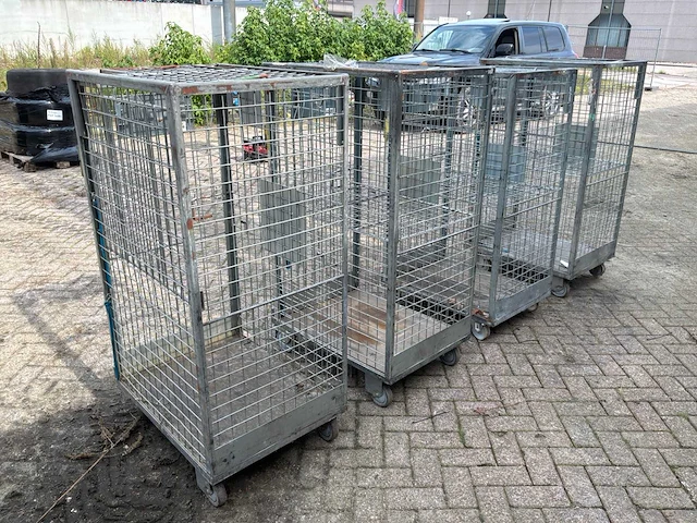 Transport karren winkelwagen (4x) - afbeelding 4 van  6