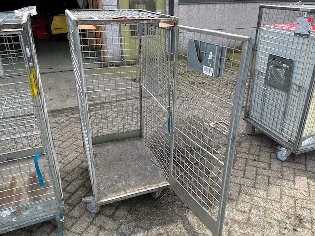 Transport karren winkelwagen (4x) - afbeelding 5 van  6