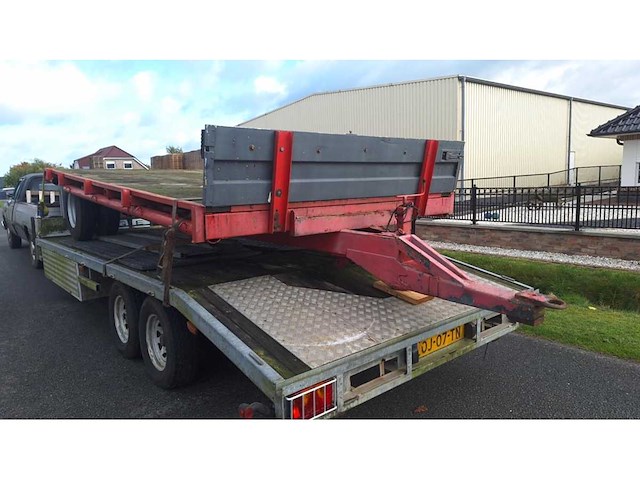 Transport-/platte wagen - landbouw-/balenwagen - platte wagen - afbeelding 12 van  12