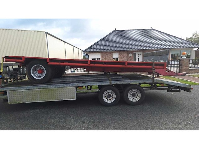Transport-/platte wagen - landbouw-/balenwagen - platte wagen - afbeelding 7 van  12