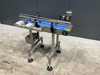 Transportband met 2 stoppers voor vullen (c) - afbeelding 1 van  3