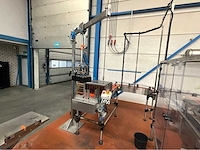 Transportband met buffertafel