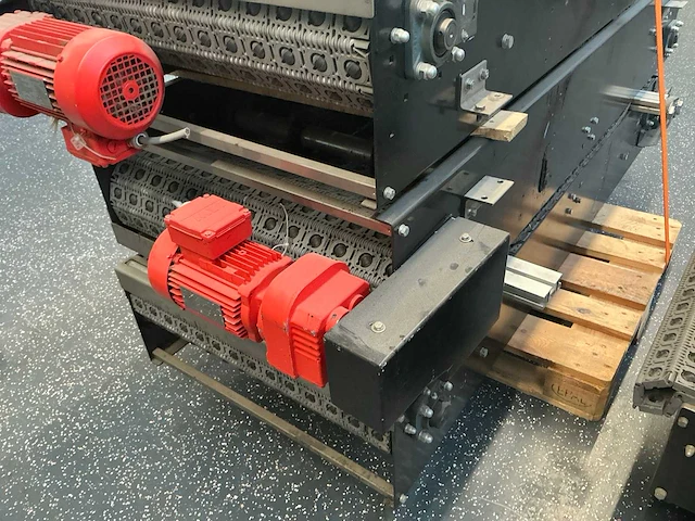 Transportband rollenbaan breed met motor (3x) - afbeelding 2 van  15