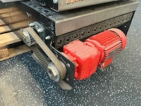 Transportband rollenbaan breed met motor (3x) - afbeelding 3 van  15