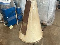 Transportbanden en vijzelsysteem met doseertrechter – onderdeel van complete lijn (zie combikavel 5) - afbeelding 6 van  23