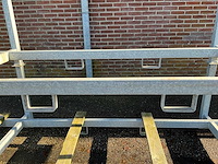 Transportbok gegalvaniseerd 320x120x75cm v.v. heftrucksledes (2x) - afbeelding 3 van  4