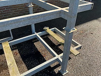 Transportbok gegalvaniseerd 320x120x75cm v.v. heftrucksledes (2x) - afbeelding 4 van  4