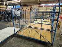 Transportkar 200x115x180 v.v. multiplex plaat, nestelbaar - afbeelding 1 van  3
