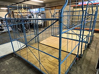 Transportkar 200x115x180 v.v. multiplex plaat, nestelbaar - afbeelding 2 van  2