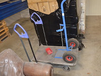 Transportkar 4 wielen, flessenwagen, bruin lederen clubzetel - afbeelding 2 van  7