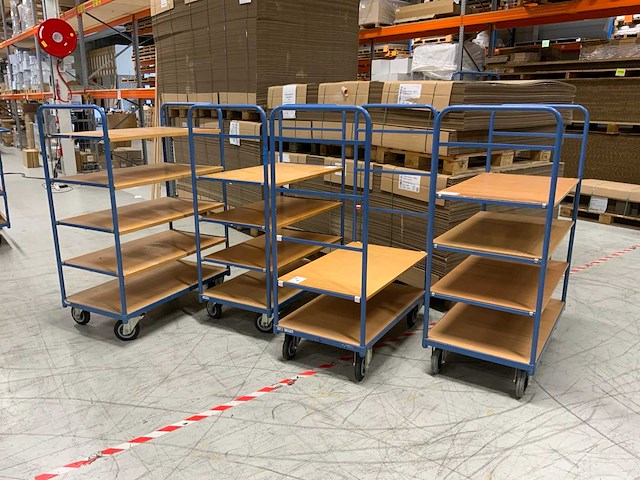 Transportkar (4x) - afbeelding 1 van  7