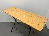 Transportkar met 7x inklapbare bartafels - afbeelding 4 van  8