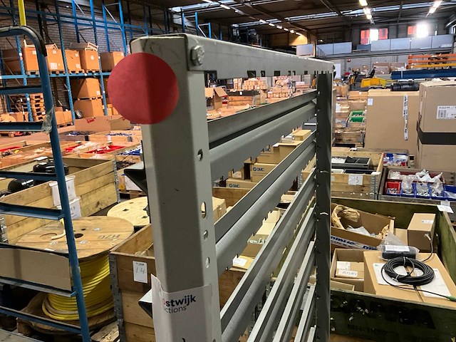 Transportkar voor magazijnbakken - afbeelding 5 van  5