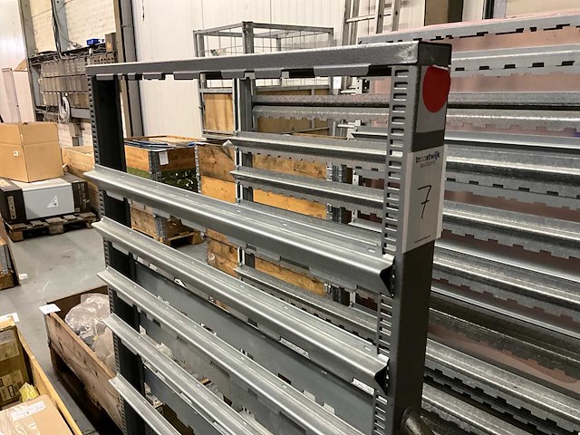 Transportkar voor magazijnbakken - afbeelding 2 van  4