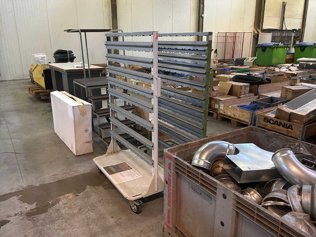 Transportkar voor magazijnbakken - afbeelding 3 van  4