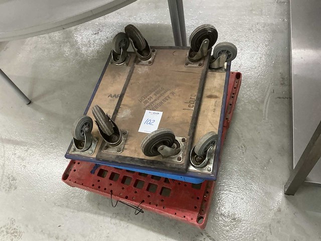 Transportkarretjes (4x) - afbeelding 3 van  3