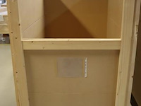 Transportkist (hout), verrijdbaar - afbeelding 2 van  7