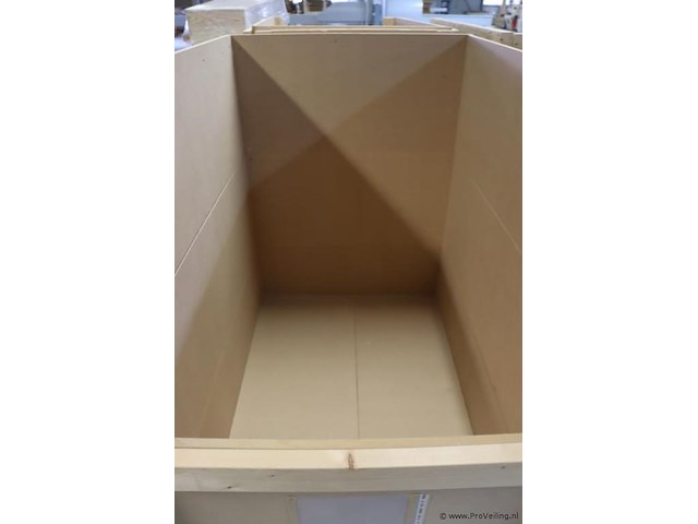 Transportkist (hout), verrijdbaar - afbeelding 4 van  7