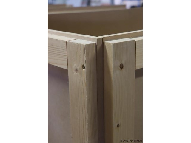 Transportkist (hout), verrijdbaar - afbeelding 7 van  7