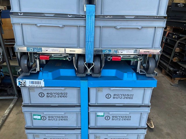 Transportpallet voor normbakken (2x) - afbeelding 3 van  5