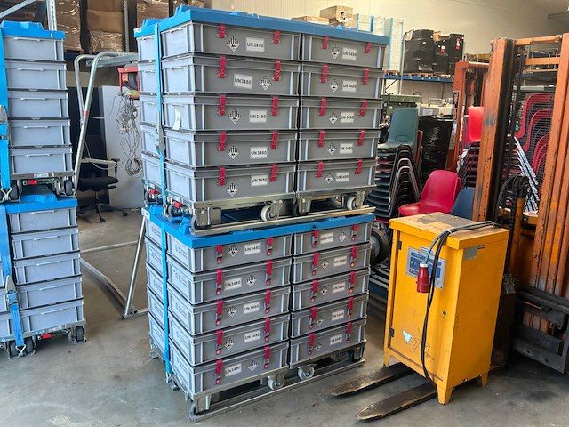 Transportpallet voor normbakken (2x) - afbeelding 1 van  3