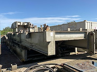 Transportplaftorm met lier - stalen onderstel/"sub structure parts"