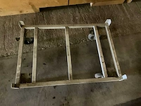 Transportwagen 120x80cm (palletformaat) - afbeelding 2 van  3