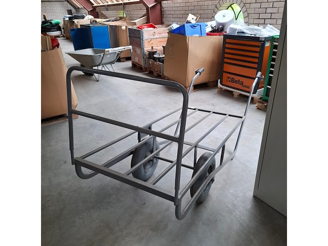 Transportwagen op massieve banden matador - afbeelding 4 van  5