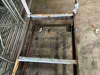 Transportwagen v.v. 4 zwenkwielen 260x80cm - afbeelding 3 van  3