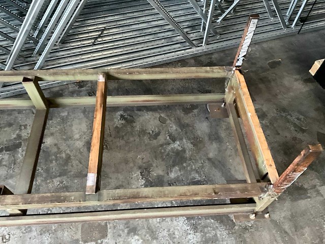 Transportwagen v.v. 4 zwenkwielen 260x85cm (2x) - afbeelding 3 van  3