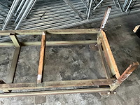 Transportwagen v.v. 4 zwenkwielen 260x85cm (2x) - afbeelding 3 van  3