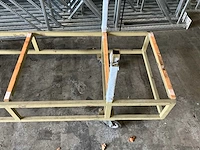 Transportwagen v.v. 4 zwenkwielen 400x85cm - afbeelding 3 van  3