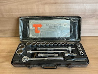 Transpower 25-delige dopsleutelset 1/2” aansluiting - afbeelding 1 van  7