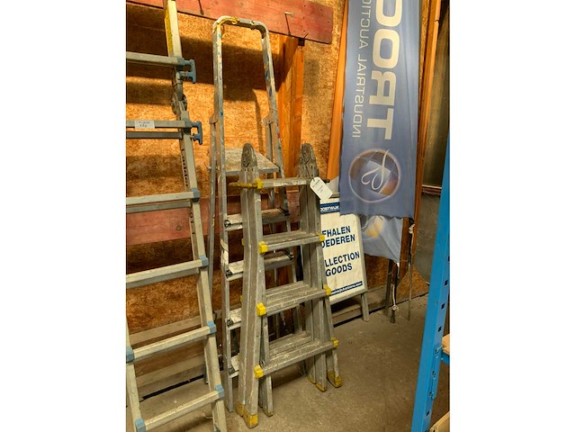Trapleer en vouwladder - afbeelding 2 van  2