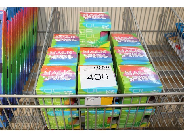 Traplopers magic spring, 19 stuks in mand. - afbeelding 1 van  2