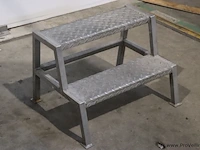 Trap/opstapje, rvs