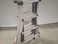 Trappenhuisladder 5,30m aluminium - afbeelding 2 van  5
