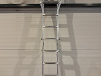 Trappenhuisladder 5,30m aluminium - afbeelding 2 van  10