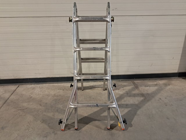 Trappenhuisladder 5,30m aluminium - afbeelding 3 van  10