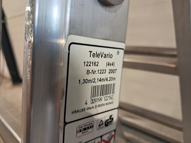 Trappenhuisladder 5,30m aluminium - afbeelding 7 van  10