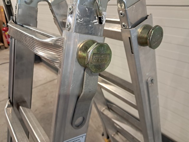 Trappenhuisladder 5,30m aluminium - afbeelding 9 van  10