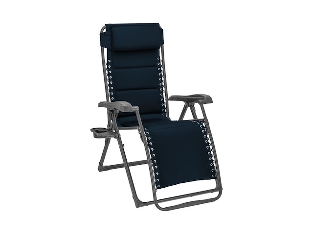 Travellife barletta relax stoel - blauw / donkergrijs - afbeelding 1 van  2