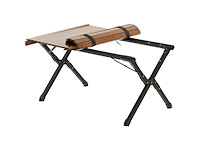 Travellife camping loungetafel walnut 9 oprolbaar houten tafelblad - afbeelding 3 van  4