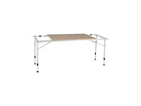 Travellife campingtafel sorrento uitschuifbaar honeycomb brown - afbeelding 1 van  4