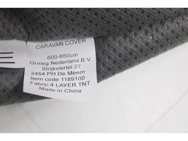 Travellife caravanhoes basic 650 x 250 x 220 cm grijs - afbeelding 6 van  6