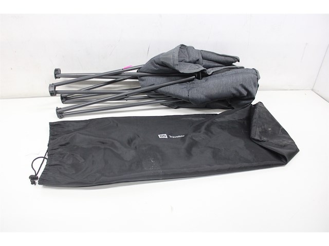 Travellife lago cross campingstoel inclusief draagtas grijs - afbeelding 2 van  3