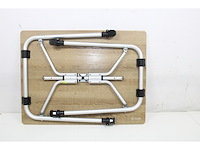 Travellife sorrento campingtafel honeycomb brown - afbeelding 2 van  3