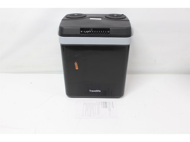 Travellife tl26 thermo elektrische koelbox 19l 12v/230v antraciet - afbeelding 2 van  3