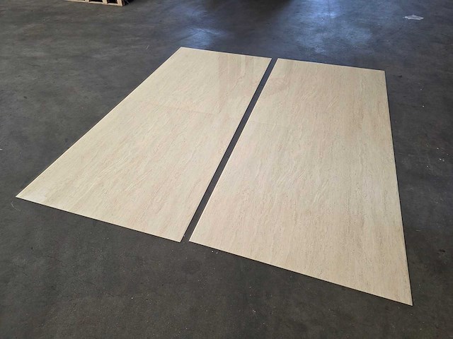 Travertine look pvc wandpaneel (5x) - afbeelding 1 van  5